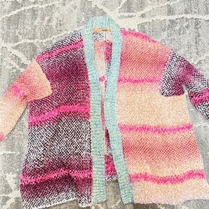 Free People Daydreamer Cardigan Orchid Cloud Combo Colorway